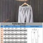 Women's Drawstring Jogging Pants, Casual and Comfortable with Pockets, Mid Waist Sports Pants, Suitable for All Seasons