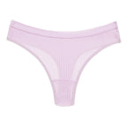4Pcs Women's Panties G-Strings Set Fashion New Striped Soft Cotton Underwear Sexy Lingerie Sports Breathable Cozy