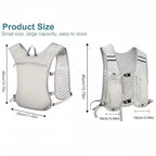 Breathable Running Hydration Vest with Storage for Hiking and Cycling
