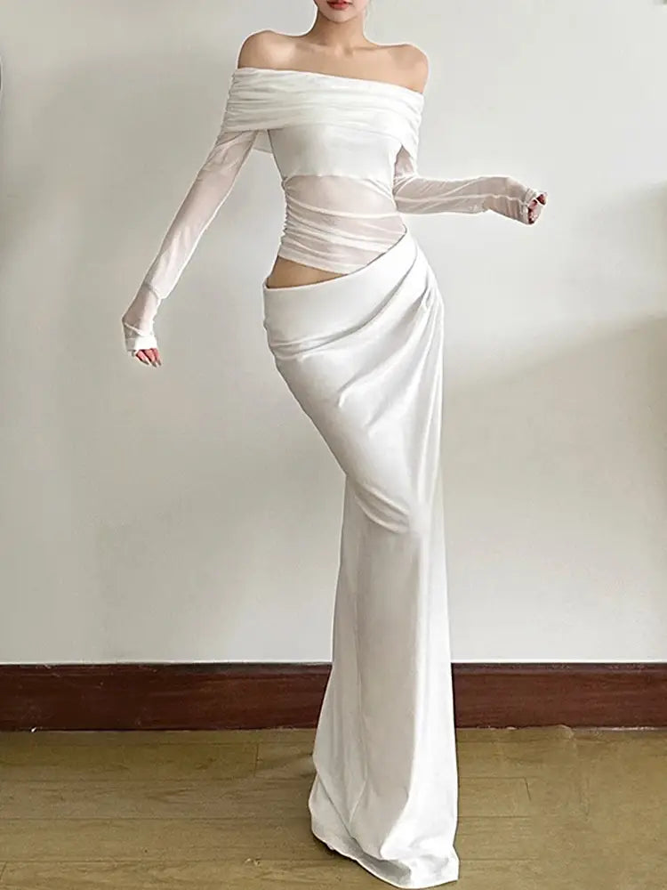 Elegant Mesh Dress