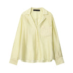 2026 New Women's Spring Shirts Fashion Loose Elegant Office Shirts Chic Street Comfort Youth Travel Holiday Shirt Tops