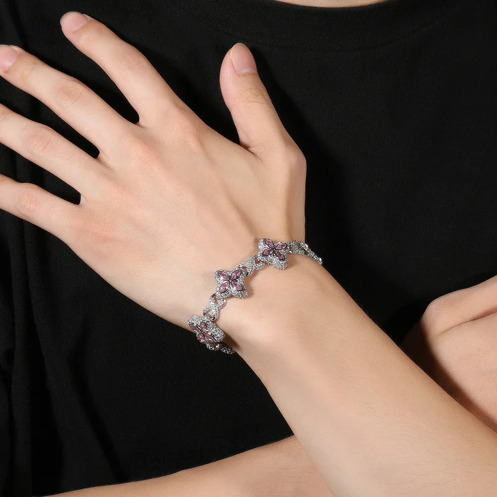 Iced clover Bracelet