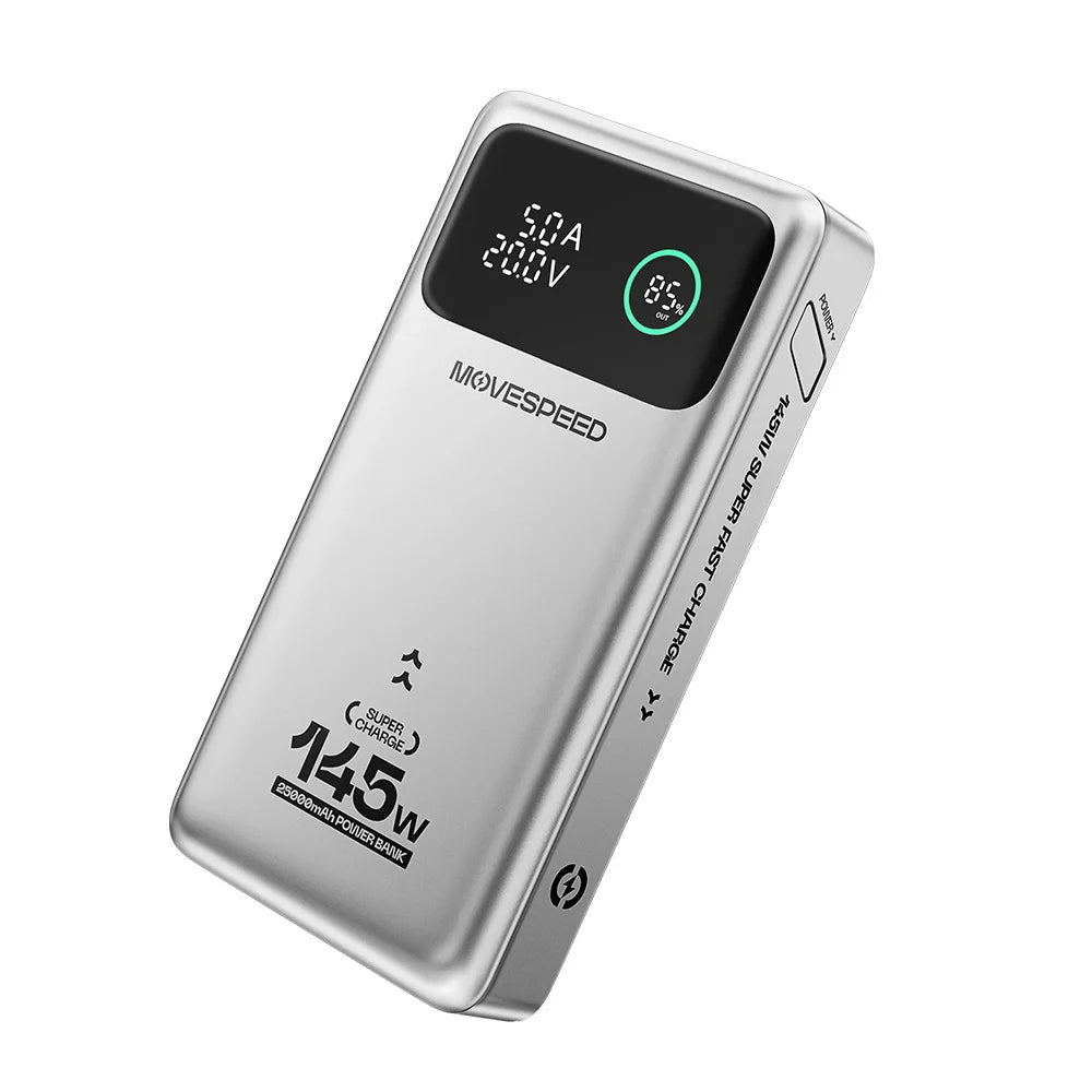MOVESPEED M25Pro 140W Power Bank 25000mAh PD3.1 Fast Charge Portable External Battery 100W Powerbank for MacBook Notebook Laptop
