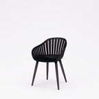 Nassau Resin and Aluminum Chairs - 4 Piece