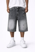 CHARCOAL GEMSTONE SHORTS
