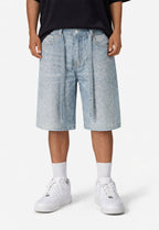 AZUL RHINESTONE SHORTS