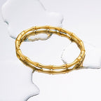 Bamboo Cuff Bangle Bracelet - Sori Style