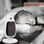 VB610 Baby Monitor Camera Wireless Two-way Talk Back Baby Night Vision IR Monitor(UK Plug)