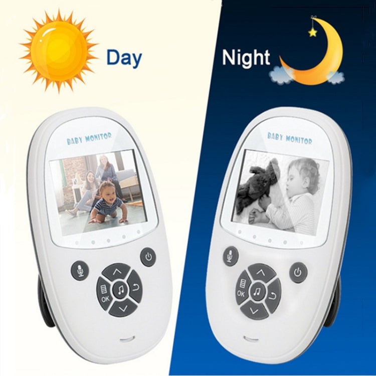ZR302 2.4GHz Digital Video Smart Baby Monitor Night Vision Camera, Music Player, Two Way Intercom Function(UK Plug)