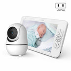 SM70PTZ 7 inch Screen 2.4GHz Wireless Digital Baby Monitor,  Auto Night Vision / Two-way Voice Intercom(AU Plug)