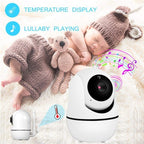 SM32PTA Two-Way Audio Night Vision Surveillance Camera 3.5 inch Baby Monitor(UK Plug)