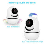 SM32PTA Two-Way Audio Night Vision Surveillance Camera 3.5 inch Baby Monitor(AU Plug)