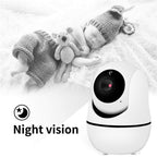 SM32PTA Two-Way Audio Night Vision Surveillance Camera 3.5 inch Baby Monitor(US Plug)
