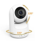 VB803 Built-in Lullabies PTZ Rotation HD Baby Security Camera 5-inch Baby Monitor(US Plug)