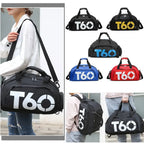 Large Capacity Gym Bag with Shoe Compartment and Wet Pocket