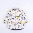Baby Kids Long Sleeve Scarf Waterproof Apron