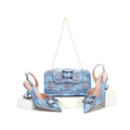 Women Shoes and Bags To Match Set Italy Party Pumps HWS1-11