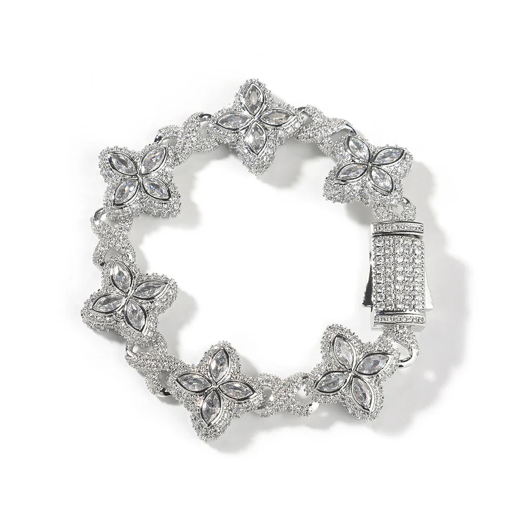 Iced clover Bracelet