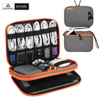 Electronic Accessories Storage Bag Travel Case,Cable Organizer Bag Gadget Carry Bag For Cables,Power,USB Flash Drive, Charger
