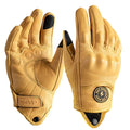 Vintage Real Leather Breathable Touch Screen Gloves