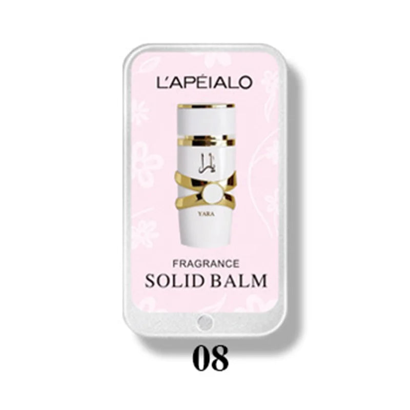 Arab Unisex Solid Balm Long Lasting Fragrance Body Pheromone Perfume Deodorant Cologne Fragrance Portable Pocket Solid Perfume