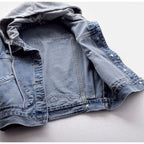 New Denim Vest Women's Spring Autumn Clothes Sleeveless Wild Tops Short Hooded Jacket Women Denim Jeans Vest Jacket Female