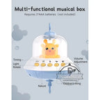 Musical Baby Crib Mobile - Lights, Music & Projection | Remote Control Crib Toy for Newborns