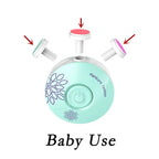Baby Electric Nail Trimmer – Safe Nail Polisher & Manicure Set for Newborns
