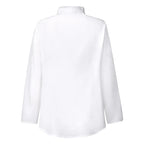 ZANZEA Elegant Women Blouse Ruffles Tops Fashion Long Sleeve Shirts Flounce Blusas Stylish OL Work Shirt Female White Blouses
