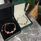 Four petal flower bracelet