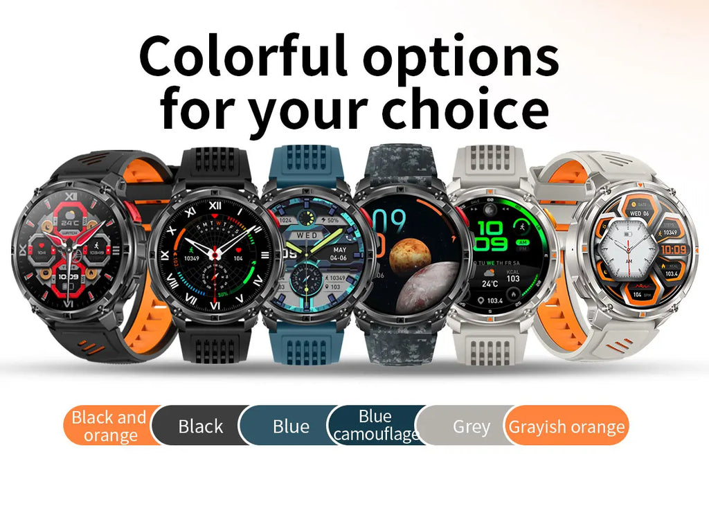 2026 New T-Rex3 Ultra 1100mAh Super Capacity Battery Adult Men Smart Watch 1.7" Large Screen Call 5ATM Waterproof Sports Watches