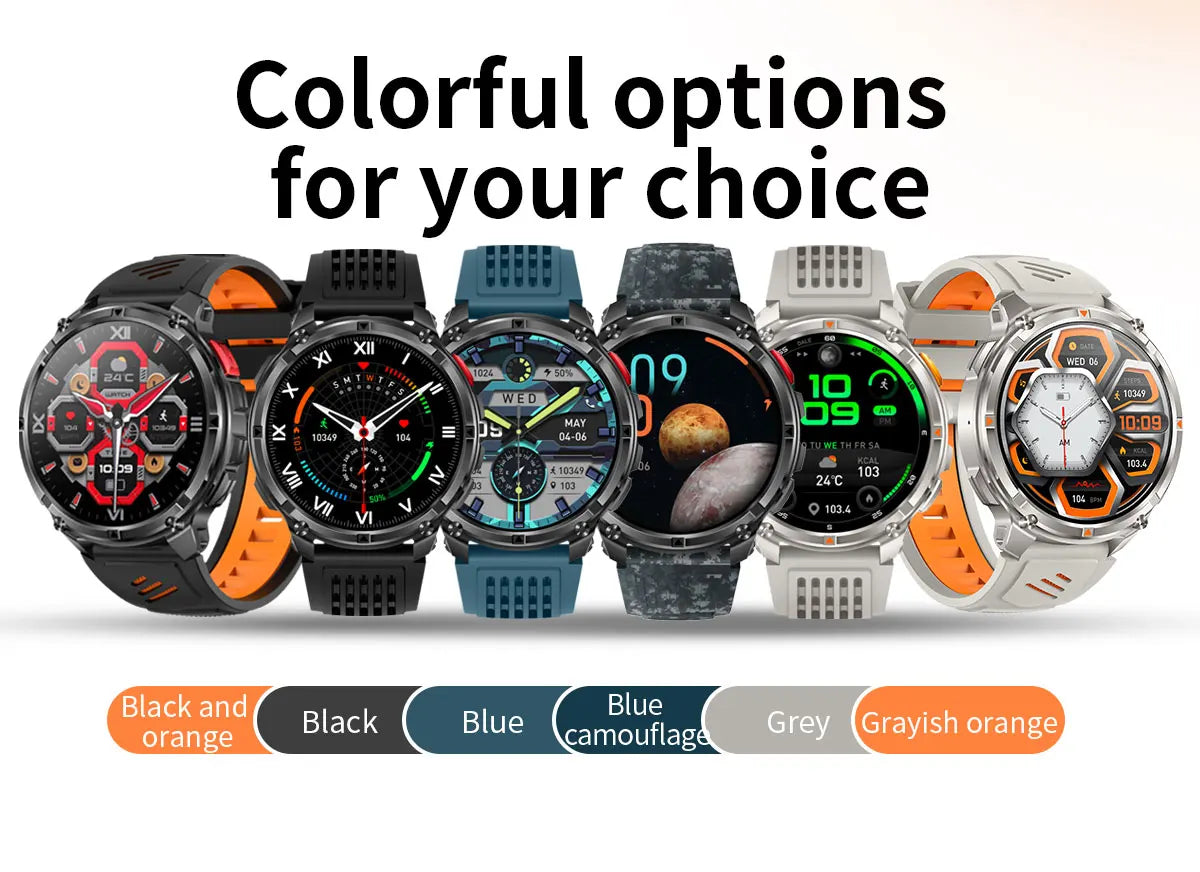 2026 New T-Rex3 Ultra 1100mAh Super Capacity Battery Adult Men Smart Watch 1.7" Large Screen Call 5ATM Waterproof Sports Watches
