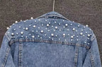 Denim Coat Women Denim Coat Turn Down Collar Single Breasted Full Sleeve Jackets Loose Casual Regular Short Jacket 2024