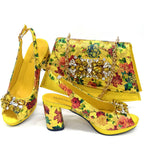 Lastest Italian Ladies Shoes with Matching Bag HMA1-4