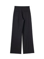 Willshela Women Fashion Solid Pleated Front Zipper Wide Leg Pants Vintage High Waist Full Length Female Chic Lady Trousers