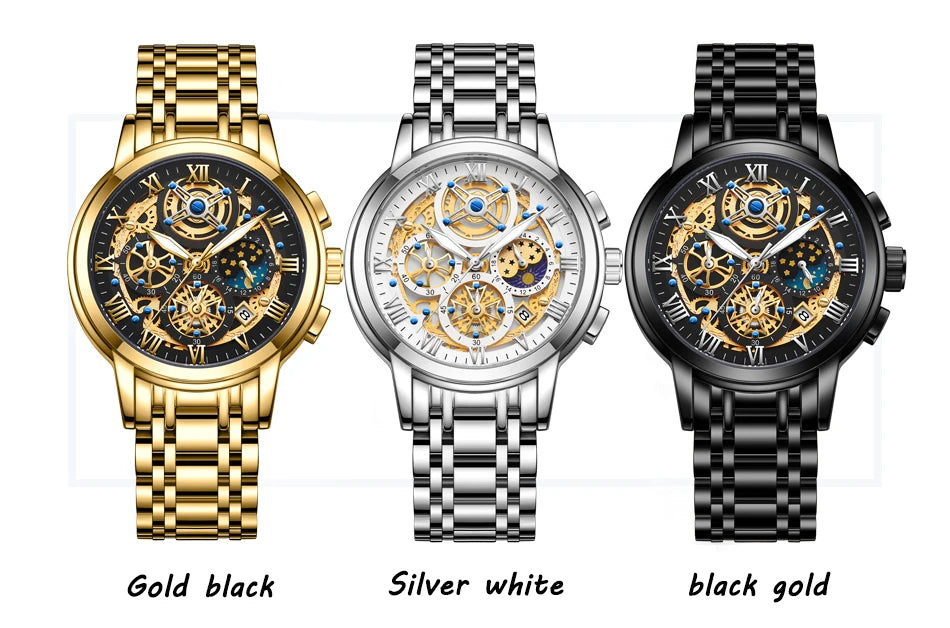 LIGE Men Watch Sports Quartz Watches Men Waterproof Chronograph Wristwatch Mens Military Hollow Clock Man Relogio Masculino