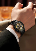 LIGE Men Watch Sports Quartz Watches Men Waterproof Chronograph Wristwatch Mens Military Hollow Clock Man Relogio Masculino