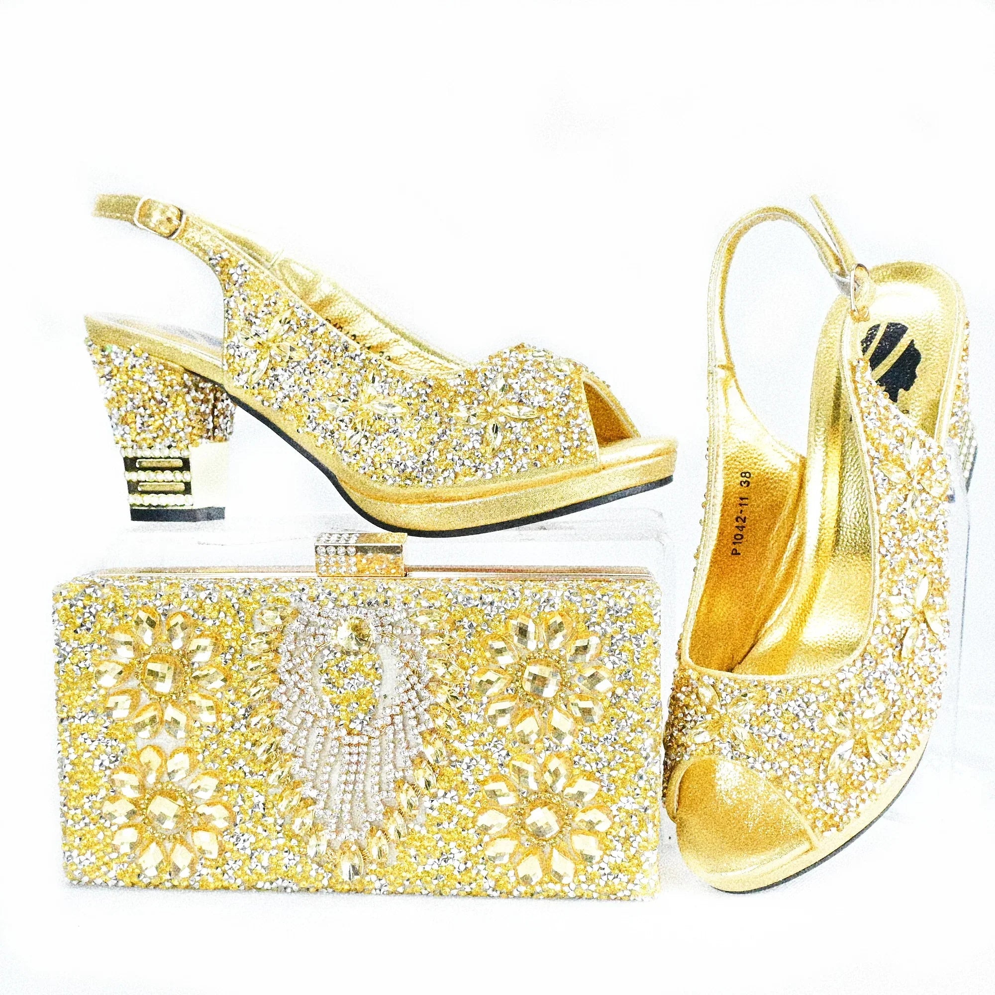 Shoes and Bag Set African Sets HAS1-9