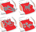 Dog Carrier Wear-Resistant Dog Car Seat Cover For SUV Waterproof Portable Durable Liner Cover Protects Vehicle Easy To Install