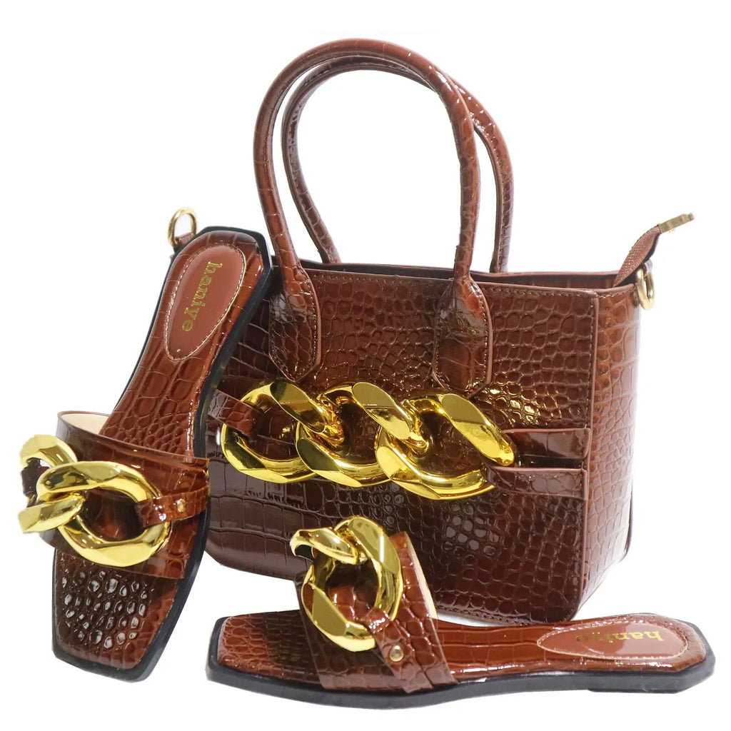 African Sandals and Bags To Match HKN1-12