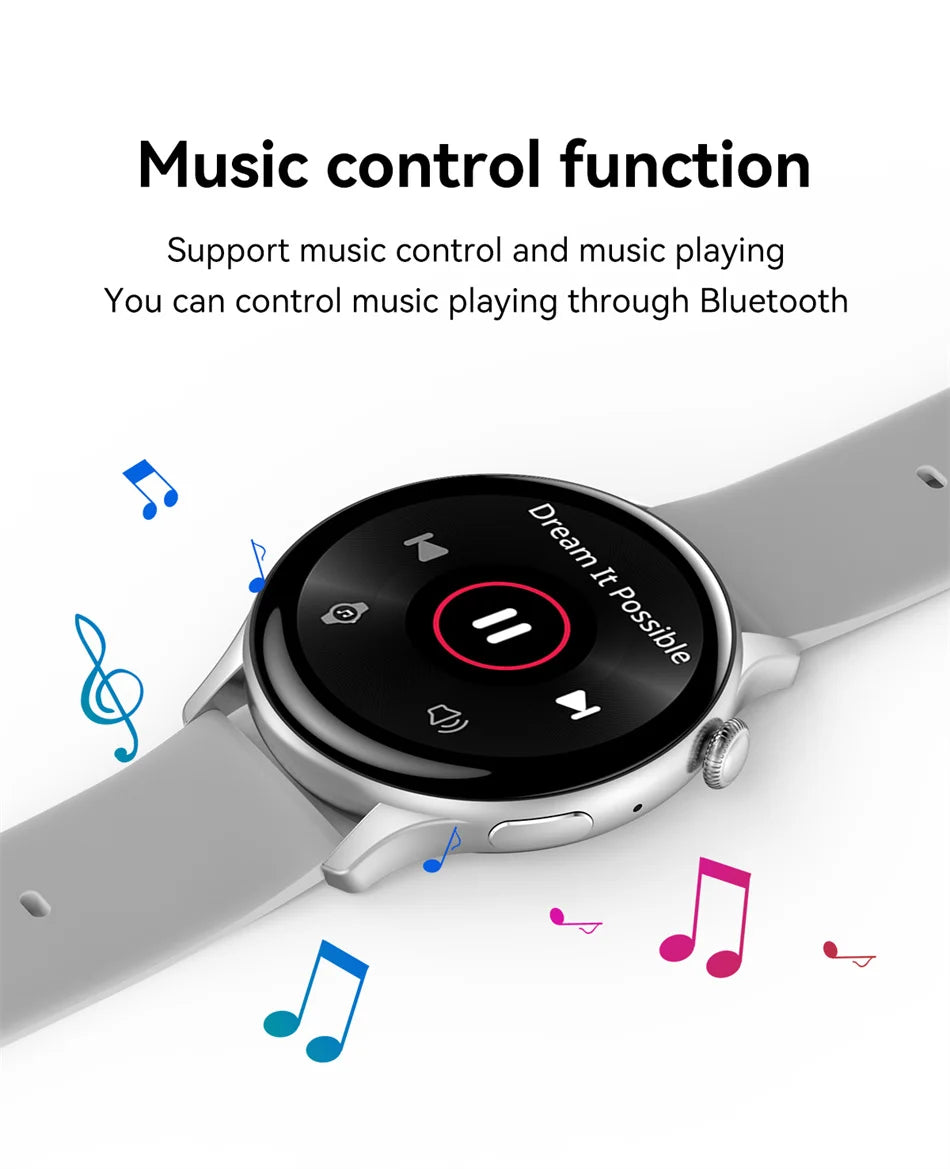 2026 NFC Smart Watch Amoled HD GPS Track Sports Heart Rate Bluetooth Call Waterproof Ladies Women Smartwatch For Women's Gift