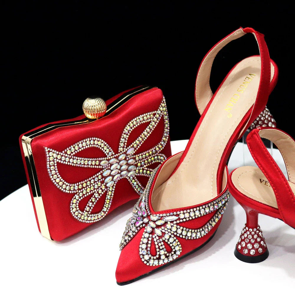 Italian Shoe and Bag Set HJK1-51