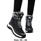 Women's Fur-Lined Ankle Snow Boots for Hiking new