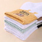 5 Pairs Baby Ankle Socks for Boys & Girls