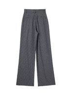 Willshela Women Fashion Solid Pleated Front Zipper Wide Leg Pants Vintage High Waist Full Length Female Chic Lady Trousers
