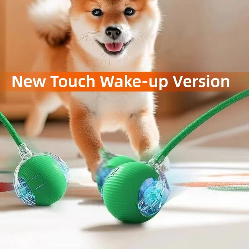 New Dog Interactive Ball Toy  Automatic Rolling Dog Ball Rechargeable Smart Puppy Interactive Toy Intelligent Balls Toy for Dogs