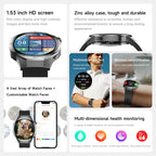 2026 Watch 5 Pro GPS Track Compass Smart Watch Men 360*360 AMOLED Screen NFC BT Call Waterproof Health Monitor Man Smartwatches