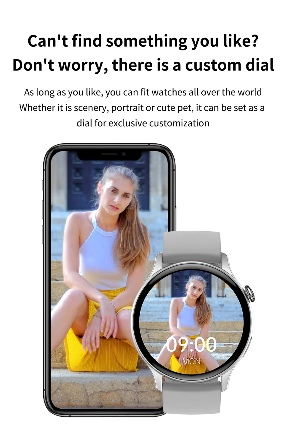2026 NFC Smart Watch Amoled HD GPS Track Sports Heart Rate Bluetooth Call Waterproof Ladies Women Smartwatch For Women's Gift