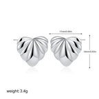 Three-Layer Textured Knot Earrings for Women