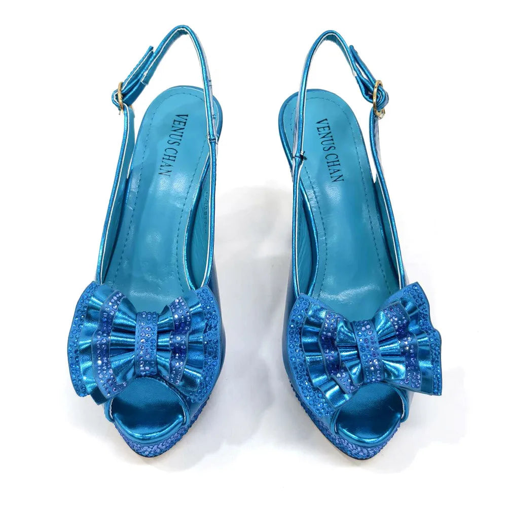 Italian Women Shoes and Bag Set EDN11